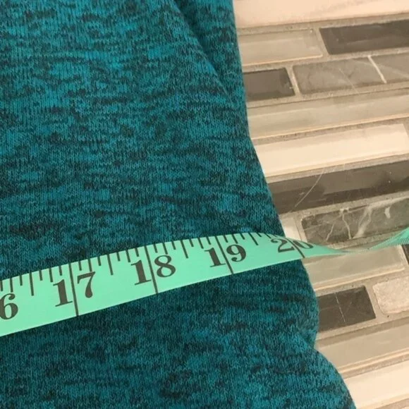 Joe Fresh Knit Lightweight Green Sleeveless Rouched Dress - Picture 7 of 10